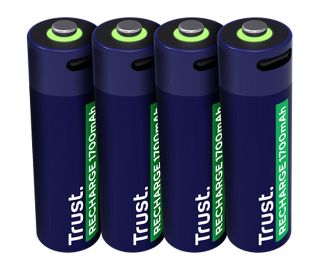 TRUST USB-C RECHARGEABLE BATTERIES 4P - AA - 1321010 - zdjęcie 2